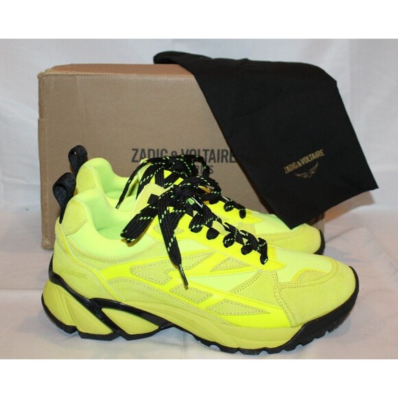 Zadig & Voltaire Wave Neoprene Mix Women's‎ Sneakers EU 41 US 10 Ray NIB $398 - Picture 1 of 10
